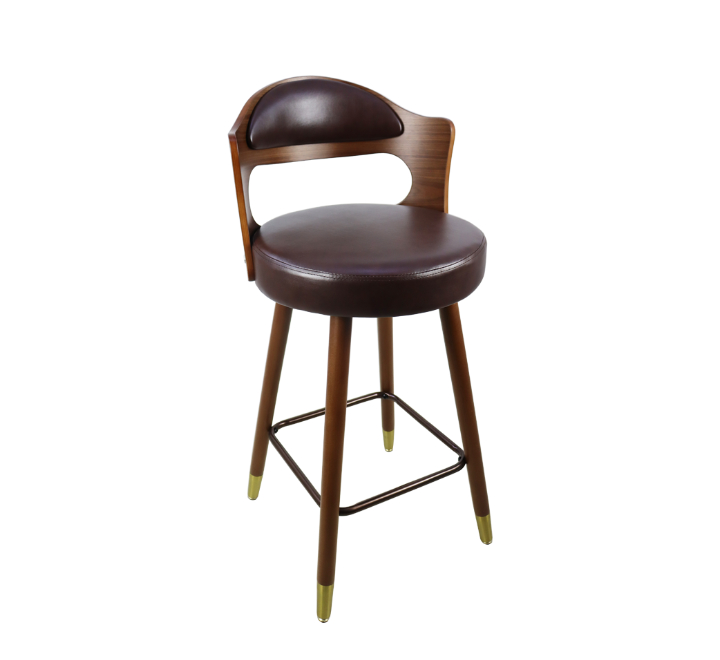 Modern Kitchen Stool Brown