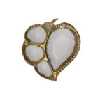 4 Division Ceramic Snack Serving Platter