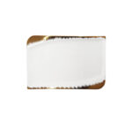 Ceramic Platter White/Gold
