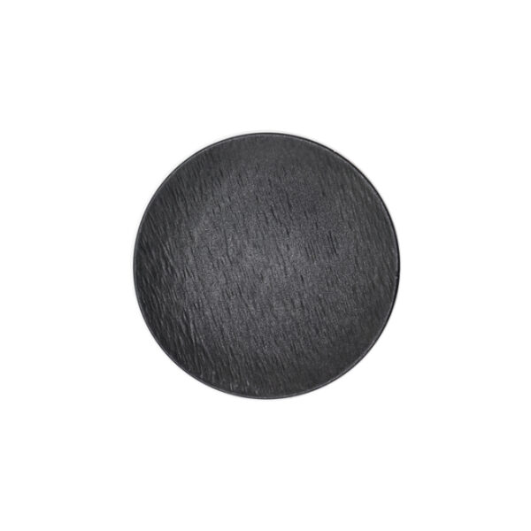 Black Ceramic Fancy Side Plate 8"