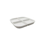 4 Division Ceramic Snack Serving Platter