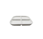 4 Division Ceramic Snack Serving Platter