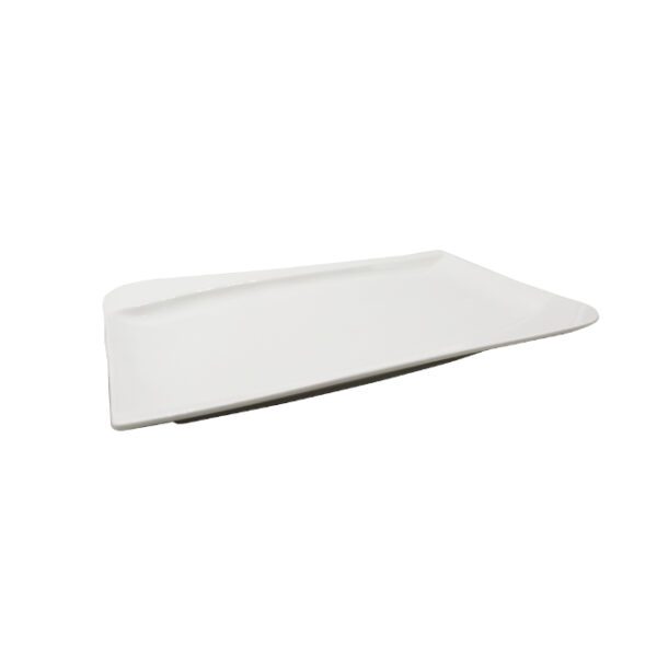 White Rectangular Ceramic Platter