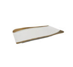 Ceramic Platter White/Rose Gold