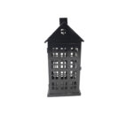 Black Metal Candle Lantern House