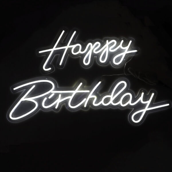 Happy Birthday LED Sign 70cm