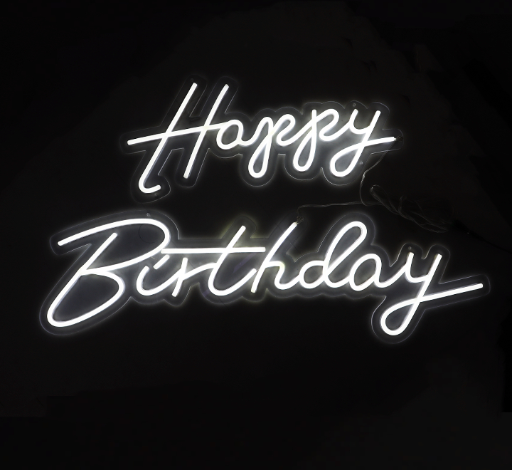 Happy Birthday LED Sign 70cm