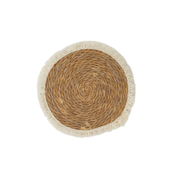 Woven Placemat with Fringe 30cm