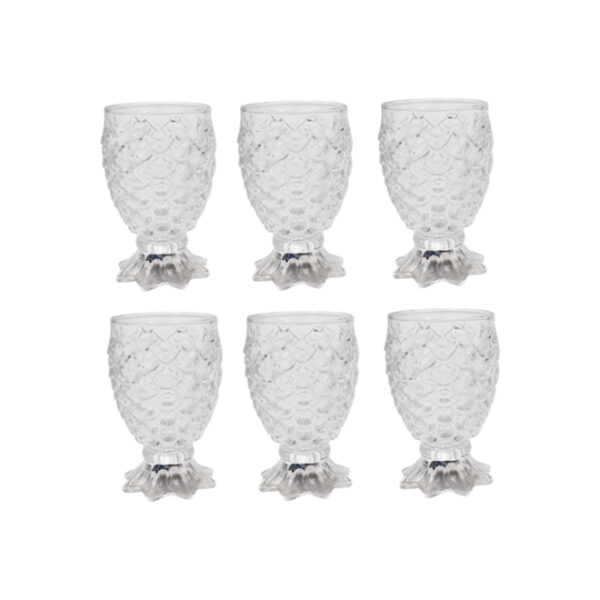 6pc Fancy Glass Set