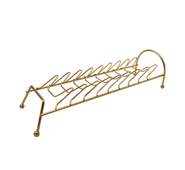 Gold Plate Holder Rack