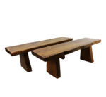 Wooden Bench Set