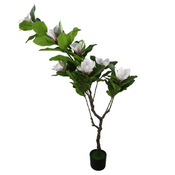 Artificial Magnolia Tree in Pot 1.3m Purple and White