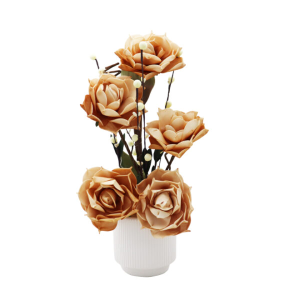 Artificial Roses in Pot 45cm