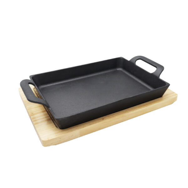 Cast Iron Rectangular Sizzler Pan