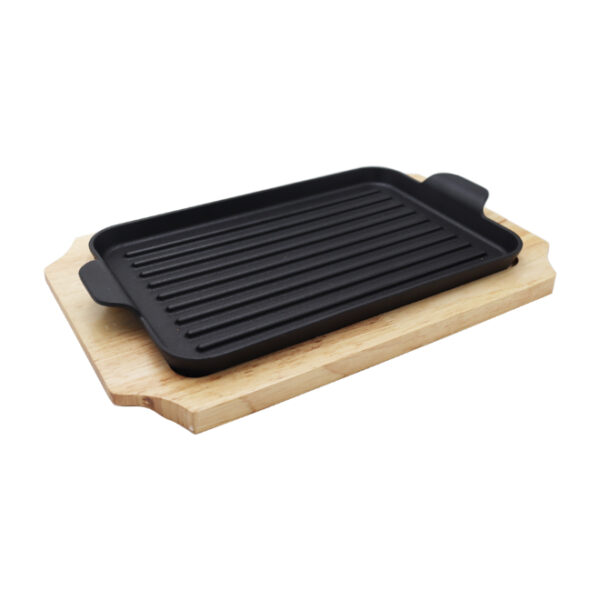 Cast Iron Rectangular Sizzler Grill Pan