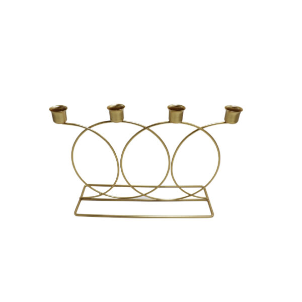 Candle Stand Gold 4 cup