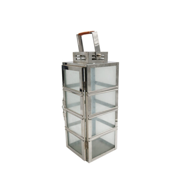 Metal and Glass Lantern