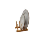 Wooden Plate Holder Stand