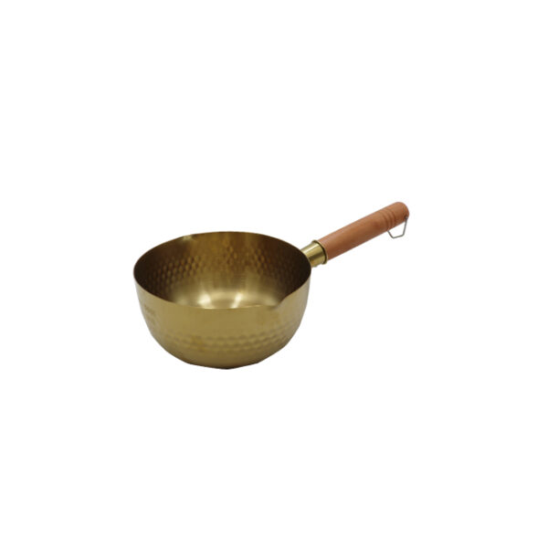 Gold Hammered Saucepan 16cm