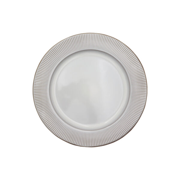Dinner Plate with Patterned Edge 27cm