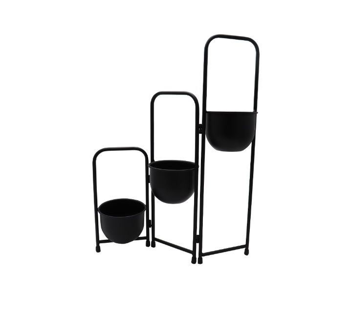 3 Pot Metal Flower Stand