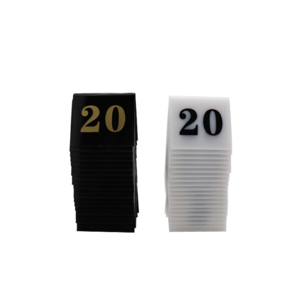 Plastic Table Numbers 1-20