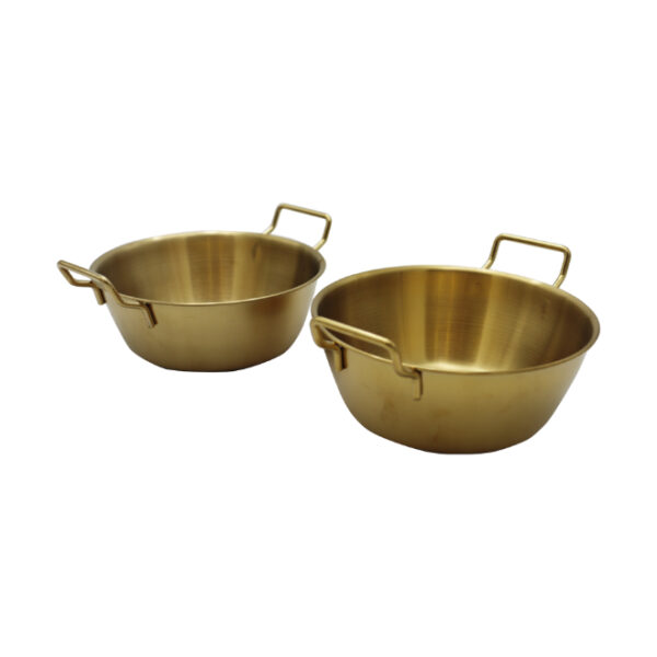 Round Metal Serving Dish