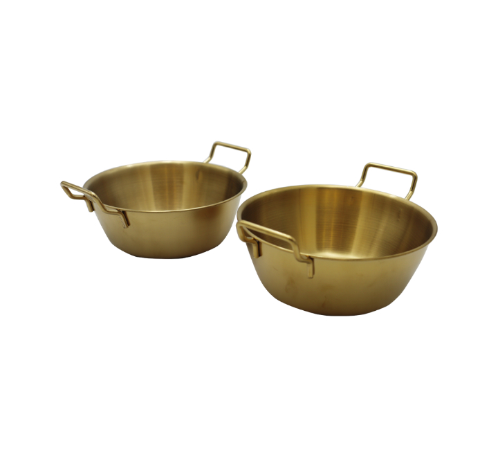 Round Metal Serving Dish