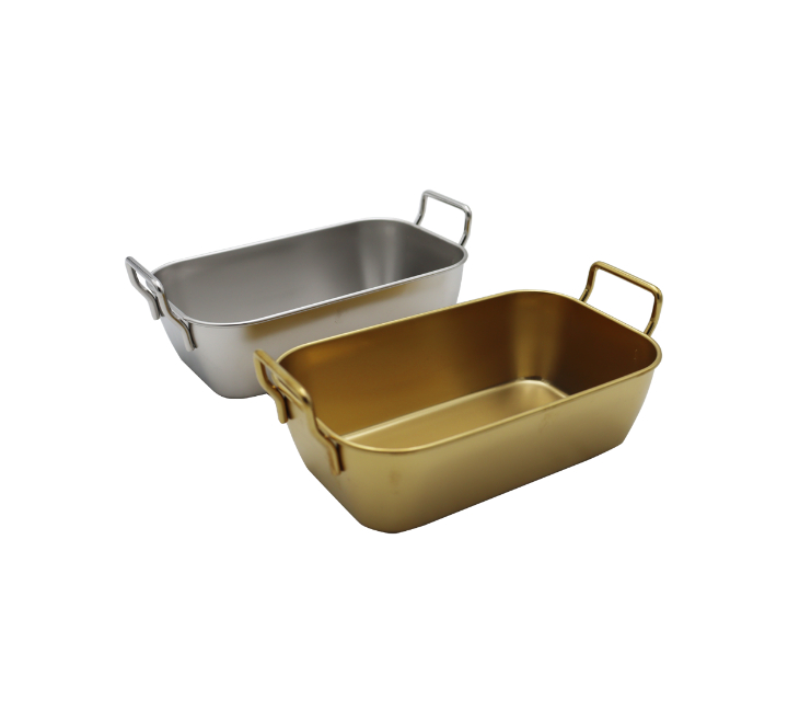 Mini Rectangular Metal Pan with Handles