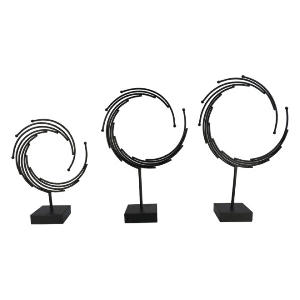 3Pce Metal Circular Centre Piece
