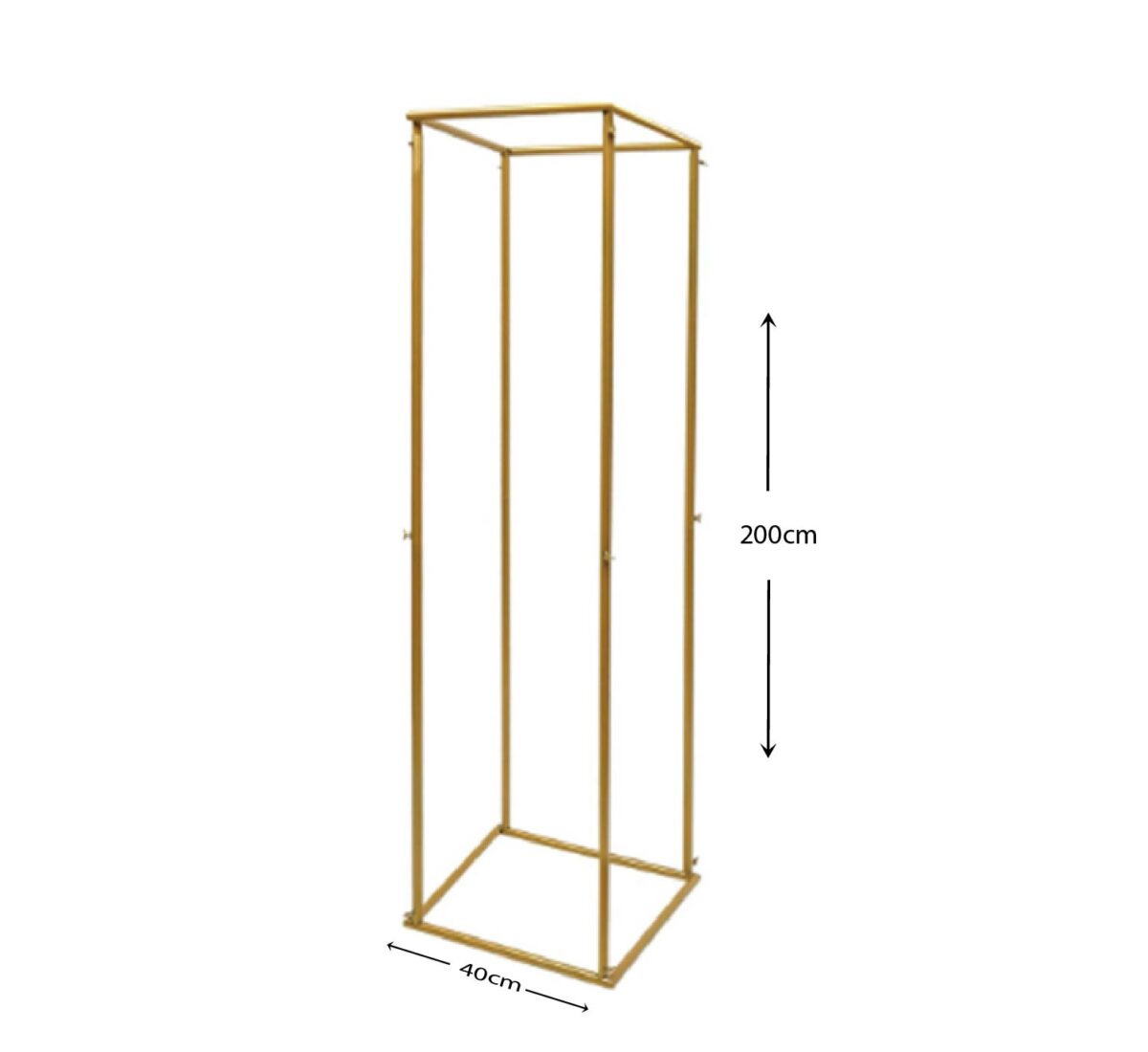 3 Pce Metallic Gold Decor Stand