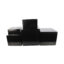 5PC Black Square Metal Table Riser