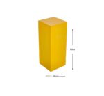 80cm Gold Metallic Plinth