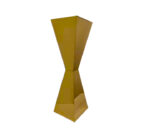 98cm Stainless Steel Gold Plinth