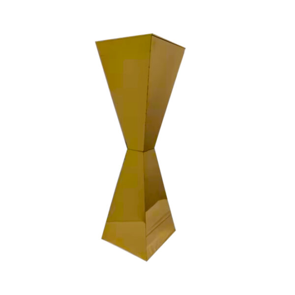 98cm Stainless Steel Gold Plinth