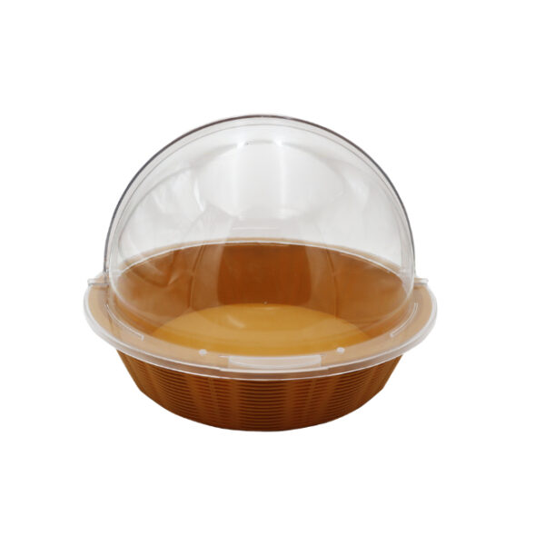 Plastic Round Display Basket with Dome