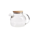 Glass Teapot with Wooden Lid 1Ltr