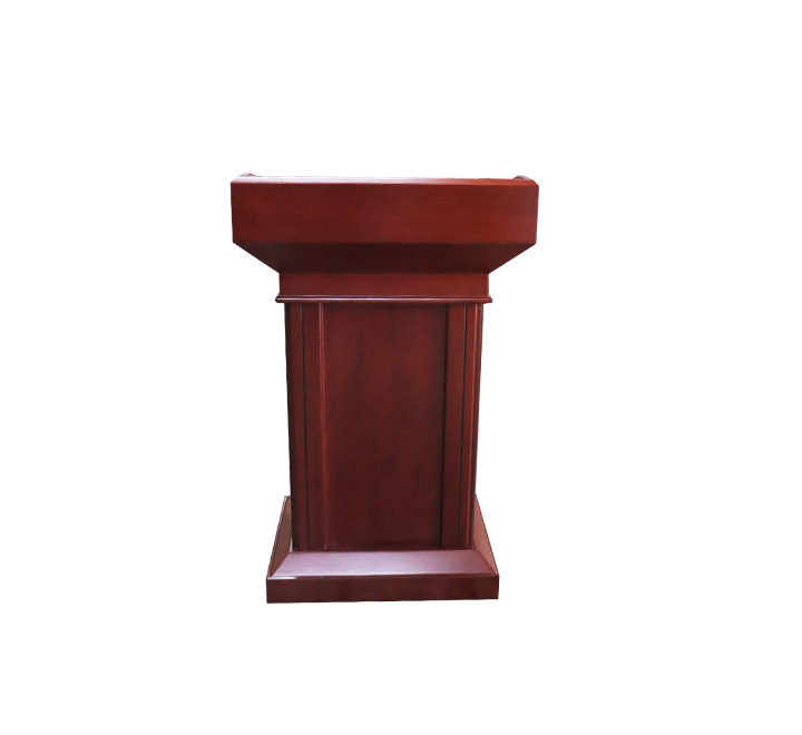 Dark Brown Wooden Podium