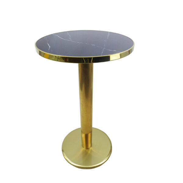 Cocktail Table Black Marble Top
