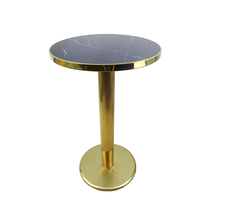 Cocktail Table Black Marble Top