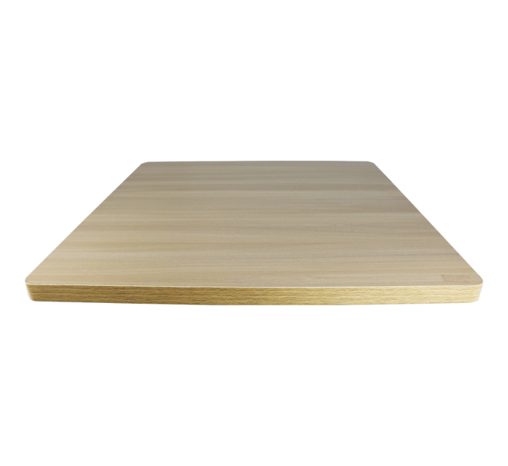 Square Cafe Table Top 80x80cm - light wood