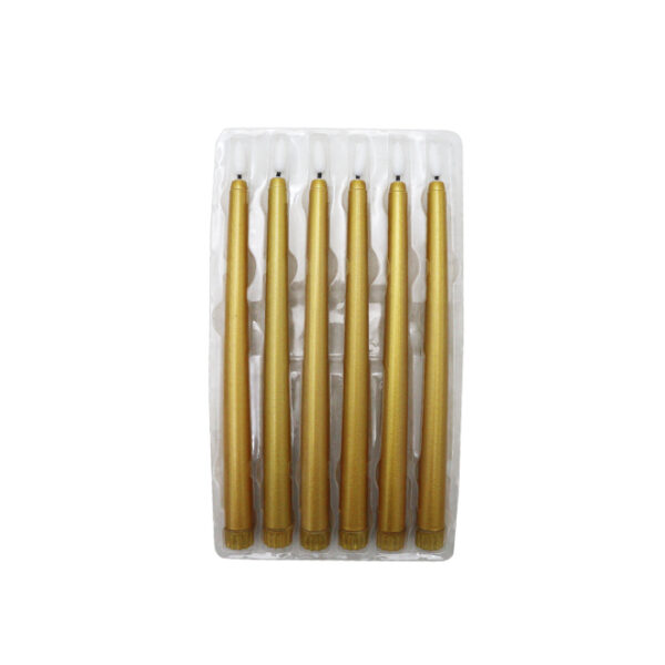 Gold Taper Led Candles