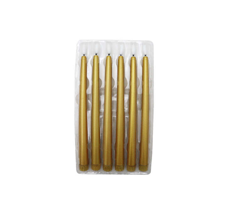 Gold Taper Led Candles