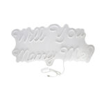Will You Marry Me LED Sign 71x36cm