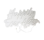Happily Ever After LED Sign 70x41cm