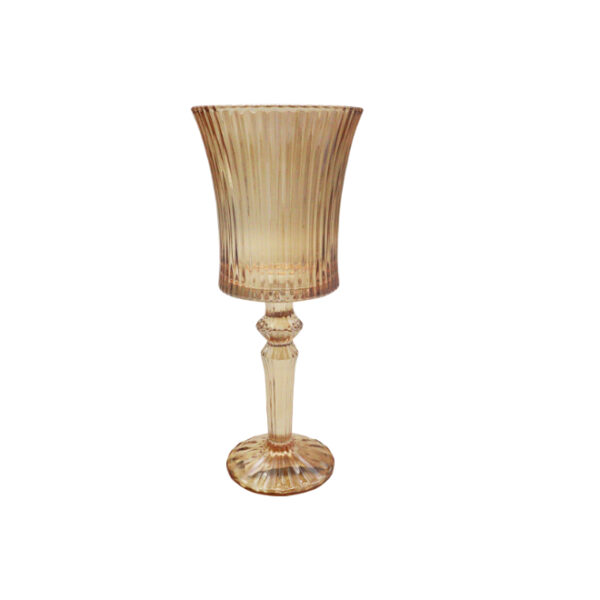 Wine Glass Elegant Ribbed Design 250ml