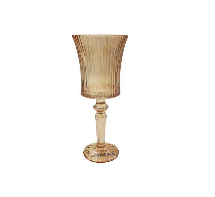 Wine Glass Elegant Ribbed Design 250ml