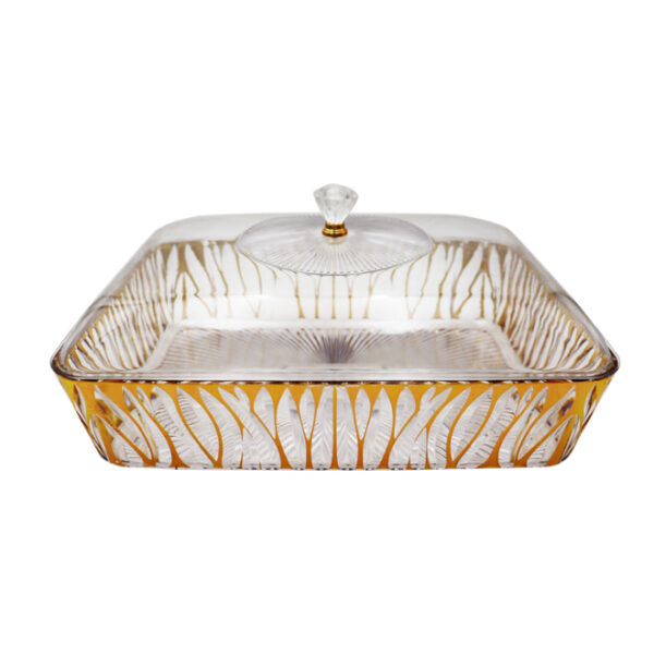 Rectangular Acrylic Serving Dish with Lid