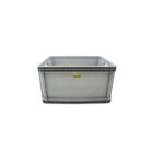 Grey Plastic Crate 22L