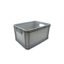 Grey Plastic Crate 22L